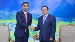 Thủ tướng Phạm Minh Chính tiếp ông Karan Adani, Tổng Giám đốc Công ty Cảng và Đặc khu kinh tế, thuộc Tập đoàn Adani (Ảnh: VGP)