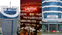 So găng kết quả kinh doanh ba "ông lớn" viễn thông Viettel, VNPT, Mobifone trong nửa đầu năm 2023