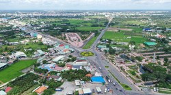 Thành phố Tân An nhìn từ trên cao