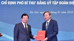 Phó thủ tướng Trịnh Đình Dũng trao quyết định bổ nhiệm cho ông Trần Đình Nhân (Ảnh: EVN)
