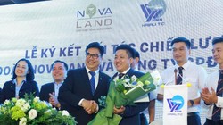 Ông Bùi Xuân Huy - Tổng giám đốc Novaland ký kết hợp tác cùng đối tác chiến lược Hải Âu chiều 7/3 