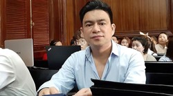 Bác sĩ Chiêm Quốc Thái tại phiên tòa sơ thẩm hôm 26/6