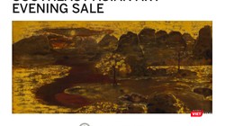 Bức tranh đề tên danh họa Nguyễn Gia Trí đã thất bại trong phiên đấu giá tối 5/10 