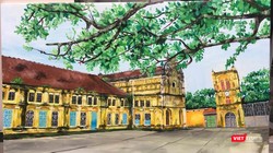 Một bức tranh của "họa sĩ nhí" 14 tuổi Trần Nam Long 