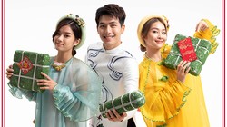 Khả Ngân, Quốc Anh và Hoàng Yến Chibi (Ảnh: Đoàn phim cung cấp) 