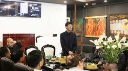 Ông Nguyễn Xuân Cường, Chủ tịch Nhà đấu giá Chọn phát biểu (Ảnh: Chọn cung cấp)