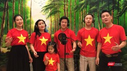 Ca sĩ Đào Tố Loan và nhóm 2HT thể hiện ca khúc "Vượt qua cái chết" (Ảnh: NVCC) 