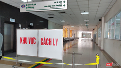 Khu vực cách ly tại Bệnh viện Bệnh Nhiệt đới Trung ương cơ sở 2 (Ảnh: Minh Thúy) 