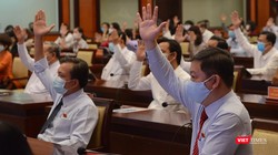 Đại biểu tham dự Kỳ họp bất thường Hội đồng nhân dân TP.HCM (Ảnh: TTBC) 