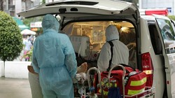 Bệnh nhân 91 được chuyển viện sang Chợ Rẫy từ tối 22/5 (Ảnh: X.A)