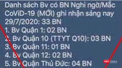 Danh sách giả được đăng tải trên nhiều mạng xã hội gây tâm lý hoang mang (Ảnh: MXH) 