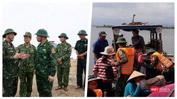 Công tác chống bão số 9 tiến hành quyết liệt tại các tỉnh miền Trung (Ảnh: Hoà Bình ghép)