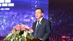 GS.TS Nguyễn Đông Phong - Chủ tịch Hội đồng Trường Đại học Kinh tế TP.HCM phát biểu tại phiên khai mạc TECHFEST Đông Nam Bộ (Ảnh: HB)
