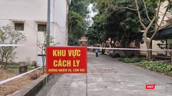 Khu vực cách ly các F1 tại Hưng Yên (Ảnh: BYT)