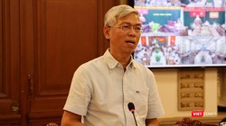 Ông Võ Văn Hoan – Phó Chủ tịch UBND TP.HCM tại cuộc họp Ban chỉ đạo phòng, chống COVID-19 (Ảnh: Khang Minh) 