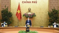 Thủ tướng Nguyễn Xuân Phúc chủ trì cuộc họp. Ảnh- VGP