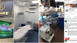 “Viet Anh Mega Beauty Center” là một cơ sở dịch vụ thẩm mỹ chăm sóc da mặt đã “lấn sân” sang phẫu thuật thẩm mỹ không phép ngay tại địa bàn quận 1 (Ảnh: SYT) 
