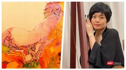 Triển lãm “Hương lụa” Khai mạc chiều tối 7/5/2021 (Ảnh: Hoà Bình) 