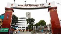 Bệnh viện Bệnh Nhiệt đới TP.HCM đã phong toả - Ảnh: Hữu Khoa