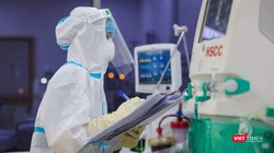 Trong Bệnh viện Hồi sức COVID-19 TP. HCM. Ảnh: Hải An 