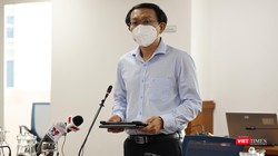 Giám đốc Sở Thông tin - Truyền thông Lâm Đình Thắng phát biểu tại họp báo. Ảnh: Huyền Mai