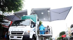 Xe tiêm vaccine COVID-19 lưu động của Trường Hải Thaco