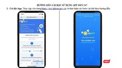 Giao diện của App Tìm giường oxy cho bệnh nhân COVID-19. Ảnh chụp màn hình