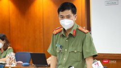 Thượng tá Lê Mạnh Hà – Phó trưởng Phòng Tham mưu, Công an TP.HCM cho biết, quét mã QR của Bộ Công An đã phát hiện 30 F0 đang di chuyển trên đường 