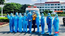 TP.HCM đã qua đỉnh dịch, Bệnh viện Quận 7 trở thành cơ sở y tế đầu tiên đáp ứng các tiêu chí mở cửa trở lại bình thường. Ảnh: HCDC