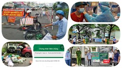 TP.HCM đã có 17 địa phương đề nghị được công nhận kiểm soát dịch. Ảnh: Hoà Bình