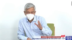 Phó Chủ tịch UBND TP.HCM Võ Văn Hoan trả lời người dân, khẳng định nếu ra đường không có lý do chính đáng vẫn bị phạt. Ảnh: Hoà Bình chụp màn hình. 