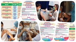 TP.HCM tiêm chủng COVID-19 cho mọi người dân trên địa bàn. Ảnh: Hoà Bình