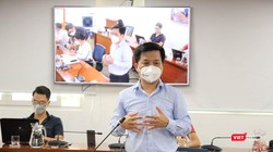 Phó giám đốc Trung tâm Kiểm soát bệnh tật TP.HCM Nguyễn Hồng Tâm. Ảnh: Linh Nhi