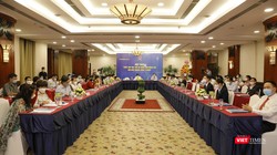 Toàn cảnh Hội thảo “Phát huy vai trò và nâng cao năng lực đội ngũ doanh nhân TP.HCM”