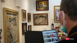 Tranh Phạm Lực thu hút người thưởng thức vì sự phá cách trong sáng tạo nhưng vẫn mang đậm dấu ấn Việt Nam 