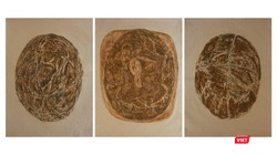 Tác phẩm của họa sĩ Phạm Hùng Anh trưng bày tại triển lãm - Biến thể 6 - Năm sáng tác 2020