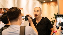 Đạo diễn Bùi Thạc Chuyên tại buổi ra mắt phim chiều 8/7