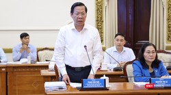 Ông Phan Văn Mãi, Chủ tịch UBND TP.HCM phát biểu tại Hội nghị sáng 12/7