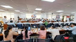 Họp báo chiều ngày 4/8 thu hút rất đông các cơ quan báo chí tham dự. Ảnh: Hòa Bình