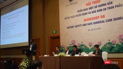 Các chuyên gia quốc tế tham gia điều khiển phiên thảo luận về an toàn cho người bệnh