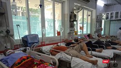 Các bệnh nhân điều trị tại Khoa Cấp cứu A9, Bệnh viện Bạch Mai