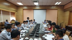 Toàn cảnh buổi họp tại Bộ Y tế