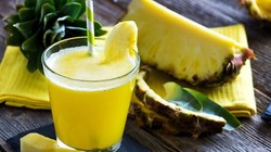 Một ly nước ép dứa khoảng 250ml