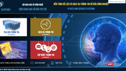 Giao diện chính của nền tảng IPPLATFORM và các sản phẩm dịch vụ đi kèm.