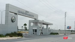 Cổng trước BV Hữu nghị Việt Đức tại Hà Nam.