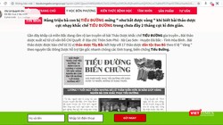 Một trong 4 trang web vi phạm quảng cáo bị Cục An toàn thực phẩm "tuýt còi".