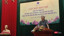 PGS.TS. Phạm Vũ Khánh - Cục trưởng Cục Quản lý Y dược cổ truyền, Bộ Y tế phát biểu trong buổi họp báo.