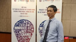 Cục trưởng Cục Phòng, chống HIV/AIDS Nguyễn Hoàng Long tại buổi hội thảo sáng 30/8.