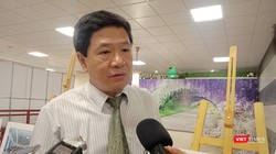 Ông Đinh Huy Dương - Vụ trưởng Vụ Truyền thông giáo dục, Tổng cục Dân số - Kế hoạch hóa gia đình (Bộ Y tế) trả lời phỏng vấn sáng 23/9.