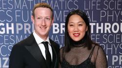 Vợ chồng tỷ phú Zurkerberg.